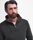 Thumbnail 5 of Barbour Men's New Tyne Half Zip Sweater - Olive