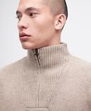 Thumbnail 5 of Barbour Men's Nelson Half Zip Sweater - Stone
