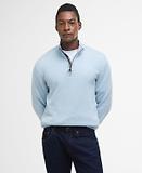 Thumbnail 2 of Barbour Men's Cotton Half Zip Jumper - Ocean Sky