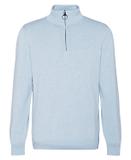 Thumbnail 1 of Barbour Men's Cotton Half Zip Jumper - Ocean Sky