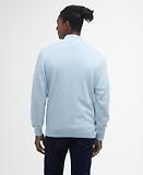 Thumbnail 4 of Barbour Men's Cotton Half Zip Jumper - Ocean Sky