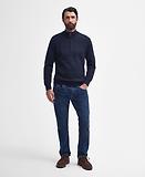 Thumbnail 4 of Barbour Men's Cotton Half Zip Jumper - Navy