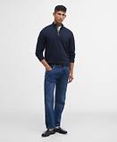 Thumbnail 3 of Barbour Men's Cotton Half Zip Jumper - Navy