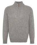 Thumbnail 1 of Barbour Men's Talder Half-Zip Knit Jumper - Grey Marl