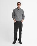 Thumbnail 4 of Barbour Men's Talder Half-Zip Knit Jumper - Grey Marl