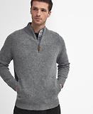 Thumbnail 3 of Barbour Men's Talder Half-Zip Knit Jumper - Grey Marl