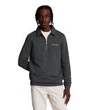 Thumbnail 1 of Lyle & Scott Men's Embroidered Collared 1/4 Zip Jumper - Gunmetal/Cove