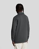 Thumbnail 2 of Lyle & Scott Men's Embroidered Collared 1/4 Zip Jumper - Gunmetal/Cove
