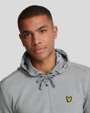 Thumbnail 5 of Lyle & Scott Men's Sports Full-Zip Hoodie - Mid Grey Marl
