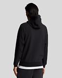 Thumbnail 4 of Lyle & Scott Men's Diagonal Interlock Zip Through Hoodie - Lacquer