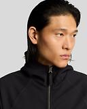 Thumbnail 5 of Lyle & Scott Men's Diagonal Interlock Zip Through Hoodie - Lacquer