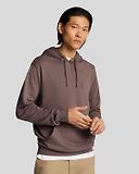Thumbnail 2 of Lyle & Scott Men's Superfine Pullover Hoodie - Plum Truffle