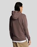 Thumbnail 4 of Lyle & Scott Men's Superfine Pullover Hoodie - Plum Truffle