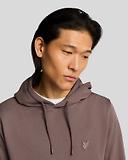 Thumbnail 5 of Lyle & Scott Men's Superfine Pullover Hoodie - Plum Truffle