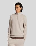 Thumbnail 2 of Lyle & Scott Men's Superfine Quarter Zip Sweatshirt - Cove