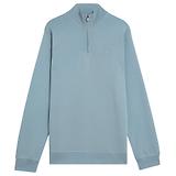 Thumbnail 1 of Lyle & Scott Men's Superfine 1/4 Zip Sweatshirt - Blue Ash