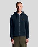 Thumbnail 2 of Lyle & Scott Men's Loopback Cotton Fit Full Zip Hoodie - Dark Navy