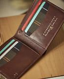 Thumbnail 6 of Barbour Men's Colwell Leather Billfold Wallet - Brown/Classic