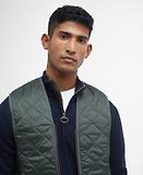 Thumbnail 5 of Barbour Men's Quilted Waistcoat/Zip-In Liner - Olive/Classic