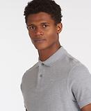 Thumbnail 4 of Barbour Men's Original Sports Tailored Polo Shirt - Grey Marl
