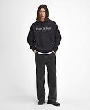 Thumbnail 3 of Barbour Men's Brushed Nicholas Oversized Hoodie - Black