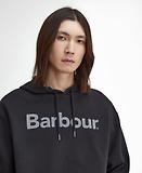 Thumbnail 5 of Barbour Men's Brushed Nicholas Oversized Hoodie - Black