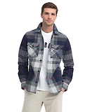 Thumbnail 3 of Barbour Men's Cannich Overshirt - Blue/Grey