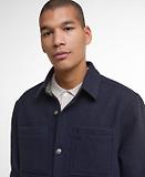 Thumbnail 5 of Barbour Men's Marlow Tailored Wool Blend Overshirt - Navy Marl