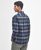 Thumbnail 4 of Barbour Men's Betsom Tailored Checked Shirt - Grey Marl