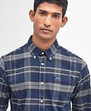 Thumbnail 5 of Barbour Men's Betsom Tailored Checked Shirt - Grey Marl