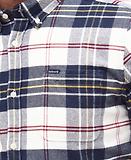 Thumbnail 6 of Barbour Men's Ronan Tailored Fit Check Shirt - Ecru