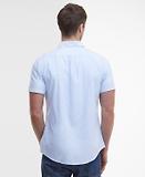 Thumbnail 4 of Barbour Men's Oxtown Oxford Tailored Short-Sleeved Shirt - Sky