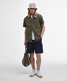 Thumbnail 3 of Barbour Men's Holywell Relaxed Short-Sleeved Shirt - Light Sage
