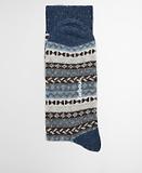 Thumbnail 3 of Barbour Men's Fairisle Socks 2 Pack - Midnight Oak Mix