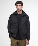 Thumbnail 2 of Barbour Men's Re-Engineered Hooded Showerproof Flight Bedale Jacket - Black