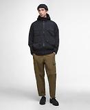 Thumbnail 3 of Barbour Men's Re-Engineered Hooded Showerproof Flight Bedale Jacket - Black