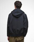 Thumbnail 4 of Barbour Men's Re-Engineered Hooded Showerproof Flight Bedale Jacket - Black