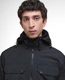 Thumbnail 5 of Barbour Men's Re-Engineered Hooded Showerproof Flight Bedale Jacket - Black