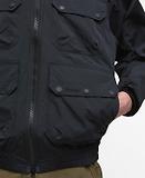 Thumbnail 6 of Barbour Men's Re-Engineered Hooded Showerproof Flight Bedale Jacket - Black