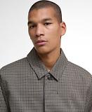 Thumbnail 5 of Barbour Men's Check Short Lorden Showerproof Jacket - Stone/Navy Check