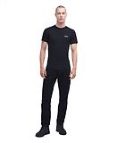 Thumbnail 2 of Barbour International Men's Small Logo T-Shirt - Black/Yellow