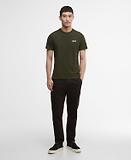 Thumbnail 3 of Barbour International Men's Small Logo T-Shirt - Sage/White