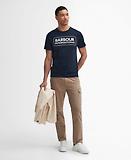 Thumbnail 3 of Barbour International Men's Essential Large Logo T-Shirt - Navy