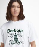 Thumbnail 5 of Barbour Men's Pell Oversized Graphic T-Shirt - White