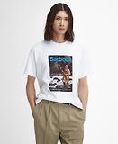Thumbnail 2 of Barbour Men's Mortt Oversized Graphic T-Shirt - White