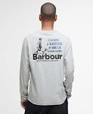 Thumbnail 4 of Barbour Men's Pointer Long Sleeve Graphic T-Shirt - Grey Marl