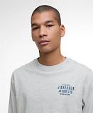 Thumbnail 5 of Barbour Men's Pointer Long Sleeve Graphic T-Shirt - Grey Marl