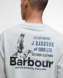 Thumbnail 6 of Barbour Men's Pointer Long Sleeve Graphic T-Shirt - Grey Marl