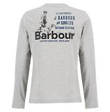 Thumbnail 7 of Barbour Men's Pointer Long Sleeve Graphic T-Shirt - Grey Marl