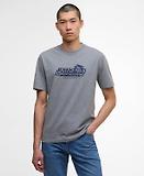 Thumbnail 2 of Barbour International Men's Pillion Graphic T-Shirt - Anthracite Marl
